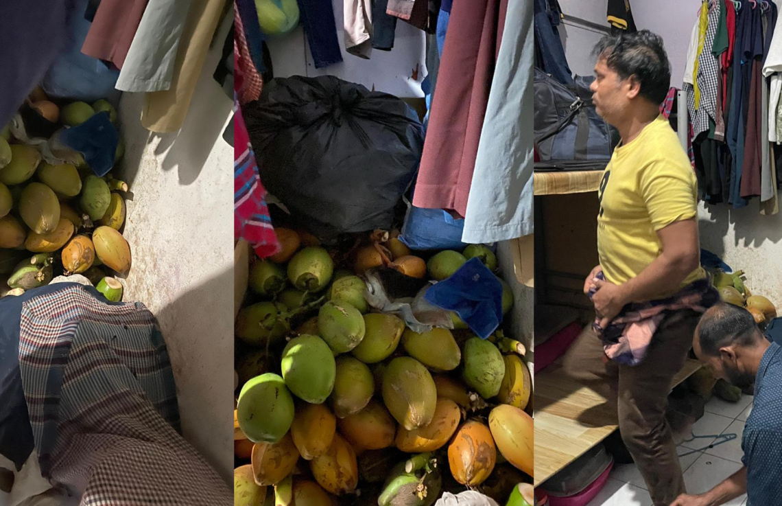 ނިދާ ތަނުގައި ކުރުނބާ ފަނި ބަންދުކޮށްގެން ވިއްކާ ބަޔަކު ހައްޔަރުކޮށްފި